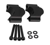 KIMISS Abrazadera Elevadora de Manillar de Motocicleta, Elevador Universal de Manillar de Aleación de Aluminio 7/8 '' 22mm Abrazadera Elevadora de Manillar de Motocicleta(Negro)