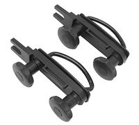 KIMISS Abrazaderas Universales para Pernos en U para Caja de Techo, Kit de Montaje, Tornillos, Contratuerca, Gestión de Carga, Junta de Goma para Furgoneta, Accesorios de Equipaje Ligeros Pequeños