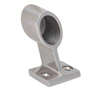 KIMISS Accesorio para Pasamanos Delantero de Barco, Accesorios de Mástil Marino de Alta Resistencia de 60° de Acero Inoxidable 316 con Superficie Pulida de Espejo para Tubería de 22 Mm