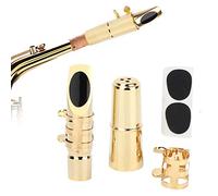 KIMISS Accesorios de Metal de Boquilla de Saxofón alto: para Jugadores de Saxo con Diseño de 7c# (7c)