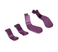 KIMISS Acero Inoxidable de Primera Calidad, 4 Paletas de Controlador, Material Metálico de Repuesto, 4 Piezas para One Series 2 Modelo 1797, Compatible con Inalámbrico (PURPLE)