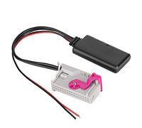 KIMISS Adaptador Bluetooth para Coche, Compatible con A3 A8 TT RNSE, Kit de o con Cable 32Pin, conexión Auxiliar para música