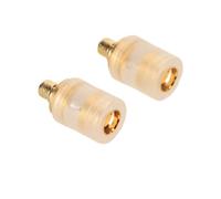 KIMISS Adaptador de Cable MMCX IE300 IE600 IE900 y N30 N40 N5005 | 2pcs Compact MMCX Hembra Conector Auriculares e Iems (Transparente)