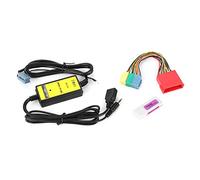 KIMISS Adaptador de Cambiador de CD de 8 Pines - Interfaz MP3 USB o AUX para Automóvil para Vehículos Seat con Amplificador Incorporado y Fácil Instalación