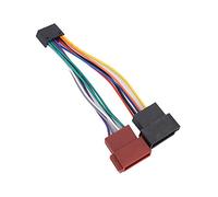 KIMISS Adaptador de conector ISO hembra de 16 pines para NC, compatible con stereo y auxiliar, enchufe de arnés universal