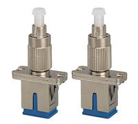 KIMISS Adaptador de Conector óptico Hembra FC UPC Macho a SC UPC, 2 uds., Aplicaciones únicas, Adaptador de Baja Pérdida de Alta Precisión