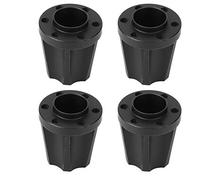 KIMISS Adaptador de Cubo Hexagonal de Rueda de 12 Mm 4 Piezas Adaptador de Rueda de Cubo Hexagonal de de Coche RC Negro Apto para SCX10 1/10 RC Crawler de 1,9 Pulgadas 2,2 Pulgadas Extensión de de