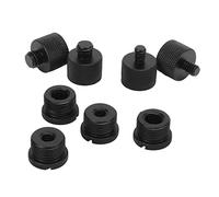 KIMISS Adaptador de Soporte de Micrófono Profesional para Hilos Masculinos de 5/8 a 3/8 "y 1/4": Aleación de Aluminio Duradera para Cámaras y Trípodes