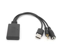 KIMISS Adaptador de Teléfono Auxiliar con o Cable Automático para Fit for Accent, Azera, Elantra, Genesis, Sorento, Soul, 5.0 para o