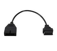 KIMISS Adaptador diagnóstico OBD1 a OBD2, para GM, Cable conversor de 12 a 16 Pines, Conector Compatible para vehículos, Interfaz de escáner
