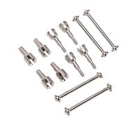 KIMISS Adaptador Dogbone de Eje de Junta de Copa Diferencial para A949 A959 A969 A979 K929 y Otros Coches RC 1/18 - Reemplazo Duradero del Eje de Transmisión RC Reescrito (Silver)