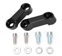 KIMISS Adaptador para espejos de moto, kit extensor de 10mm y 8mm, montaje elevador para mejorar visibilidad, compatible con varios modelos