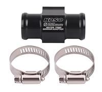 KIMISS Adaptador para sensor de temperatura de agua, para moto, junta de 22mm, conexión para manguera, compatible para termómetro y manómetro