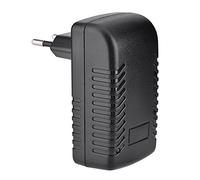 KIMISS Adaptador PoE Fuente de Alimentación PoE Negro 48V 0.5A Inyector PoE de Pared Adaptador Ethernet Fuente de Alimentación de la Cámara del Teléfono IP Enchufe del Reino Unido