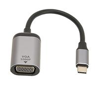 KIMISS Adaptador USB C a VGA, Conector USB Tipo C a VGA/y Más, Resolución 1920x1200, Enchufar y