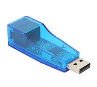 KIMISS Adaptador WiFi USB para Portátil/Escritorio - 10/100Mbps Tarjeta de Red USB, Adaptador Ethernet de Plugs y Play, OS X, y