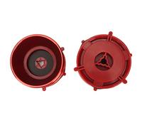 KIMISS Adaptadores de Cubo NAB para Grabadoras de Cinta de Carrete a Carrete: Abridor Profesional de 10 Pulgadas Compatible con Studer, Diseño de Aluminio Premium (rojo)