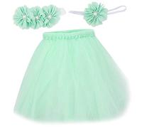 KIMISS Adorable Falda de Tul y Diadema Recién Nacida para bebé - Propiedad de Fotografía y Vestido para Niños de 0-1 Años (Cien dias)