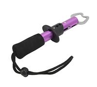 KIMISS Agarrador de Pescado de Acero Inoxidable Tipo Cerrado con Antideslizante y Revestimiento Protector para Agarrar la Boca de Pescado Portátil (PURPLE)