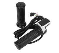 KIMISS Agarre de Acelerador LCD Eléctrico para Bicicletas E- con Control de Velocidad - 6 Núcleos (48V)