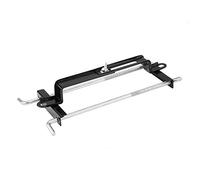 KIMISS Ajustable Soporte de sujeción de la batería [Estilo L-Bolt] para coche SUV (Negro + Plata)