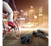 KIMISS Ajustador del Tensor de la Bicicleta - Sujetador de Aleación de Aluminio para Bicicletas Plegables y de una Sola Velocidad - Ligero y Duradero (BLACK)