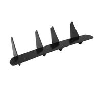 KIMISS Ala difusor para parachoques trasero, para MK6 Standard 2009-2012, diseño deportivo en negro brillante, kit body, spoiler splitter