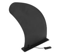 KIMISS Aleta de Surf de Pv E 11 Pulgadas,desmontable,Con Fija Y Estabilizador Central Negro,para Tabla de Surf Longboard.