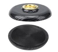 KIMISS Alfombrilla Antideslizante con Soporte para Pinchos, Protector de Suelo Duradero para Actuaciones y Práctica, Color Marrón (BLACK)