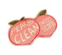 KIMISS Alfombrilla Antideslizante para de Gatos y Mantel Individual para Atrapar Alimentos para Gatos, Diseño Flexible en Forma de Fruta, Fácil de Limpiar y Protección del Suelo (40x60cm)