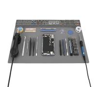 KIMISS Alfombrilla de Goma No, Alfombrilla de Mesa para Mantenimiento de Relojero, Almohadilla de Silicona para Reparación de Relojes Deslizantes, Accesorio de Limpieza para Relojero