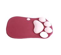 KIMISS Alfombrilla de Ratón con Diseño de Pata de Gato Cfor OMPuter Alfombrilla de Ratón de Tela Alfombrilla de Ratón con Diseño de Pata de Gato Alfombrilla de Ratón Ergonómica con (Arándano Púrpura)