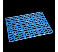 KIMISS Alfombrilla Duradera para Jaula de Cobayas, Almohadilla para Jaula Fácil de Limpiar para Animales Pequeños, No Tóxica, Diseño Antideslizante (Blue)