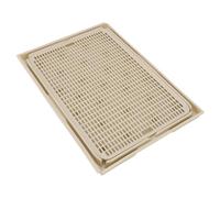 KIMISS Alfombrilla para para Gatos, Alfombrilla Antideslizante de Doble Capa para Caja de para Gatos para Atrapar Eficientemente la y Fácil Limpieza, Diseño Espacioso para (Caqui)