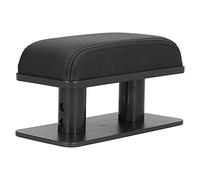 KIMISS Almohadilla Ajustable para Reposabrazos de Codo Izquierdo para Automóvil, Modificación Antifatiga y Antideslizante para Comodidad del Conductor (B (Negro con Bordes Negros))