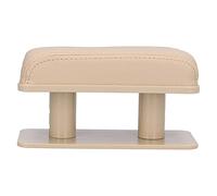 KIMISS Almohadilla Ajustable para Reposabrazos de Codo Izquierdo para Automóvil, Modificación Antifatiga y Antideslizante para Comodidad del Conductor (D(Beige))