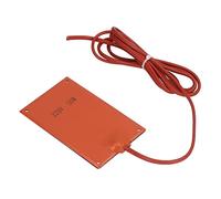 KIMISS Almohadilla Calefactora de Caucho de Silicona, Estera Calefactora Eléctrica Flexible, Gabinetes y Equipos de 90x150 Mm, Solución de Calor de CA (50W)