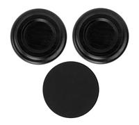 KIMISS Almohadillas Antideslizantes para Ruedas de Piano para Pisos de Madera - Juego de 3 Tazas con Ruedas para Piano Verticales y de Cola (Madera de Haya)