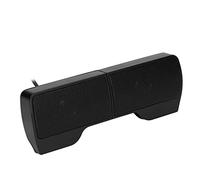 KIMISS Altavoces para Computadora Portátil, Monitor con Cable Alimentado por USB Barra de Sonido con Clip en Altavoces para Monitor Altavoz Estéreo Sonido Estéreo con Clip de Pantalla