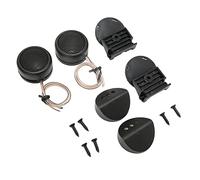 KIMISS Altavoces Tweeter de Cúpula para de Audio de Coche, Mini Tweeter Universal de 380W con Montaje Empotrado e Instalación Adhesiva, 2 uds.