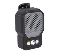 KIMISS Altavoz Bluetooth Portátil con Linterna - Altavoz Bluetooth Portátil con Clamp/Holder para Actividades, Luz LED de 5 W con Batería Recargable (Grey)