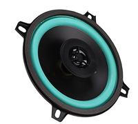 KIMISS Altavoz Coaxial de Alta Sensibilidad, Altavoz Coaxial Redondo HiFi para Coche, HiFi 5 Pulgadas, 12V, 60W, Doble Salida, Graves Mejorados, Universal