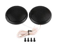 KIMISS Altavoz para Coche 80W Negro, Mini Altavoz Redondo Adhesivo, Tweeter para automóvil, Sonido, fácil instalación