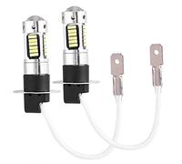 KIMISS Amarillo h3 ledluces led Adecuado para Seat 2 antiniebla 50w, h3 Bombilla led antiniebla 12v 25w 55w antiniebla luz Foco Luces Faros Delanteros 24v Bombilla 6000k Amarillo Bombillas de lá
