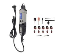 KIMISS Amoladora eléctrica para moldes 400W, herramienta rotativa 6 velocidades, mini taladro amolador para bricolaje y profesional, ligero y potente