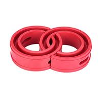 KIMISS Amortiguador de Resorte, 2pc Amortiguador del Coche Amortiguador de amortiguación de Resorte Universal Tipo (Rojo)(F)