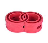 KIMISS Amortiguador de Resorte, 2pc Amortiguador del Coche Amortiguador de amortiguación de Resorte Universal Tipo (Rojo)(B+)