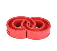 KIMISS Amortiguador de Resorte Universal Tipo F Para Coche - 2 Piezas (Rojo)