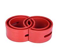 KIMISS Amortiguador para coche, 2 piezas, tipo B, rojo - Buffer para suspensión, absorción de impactos, compatible con varios modelos