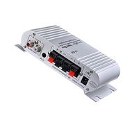 KIMISS Amplificador de Audio para Automóvil Amplificador Estéreo Digital para Control de Sonido Mejorado: Ajustes de Agudos y Graves para un Rendimiento óptimo